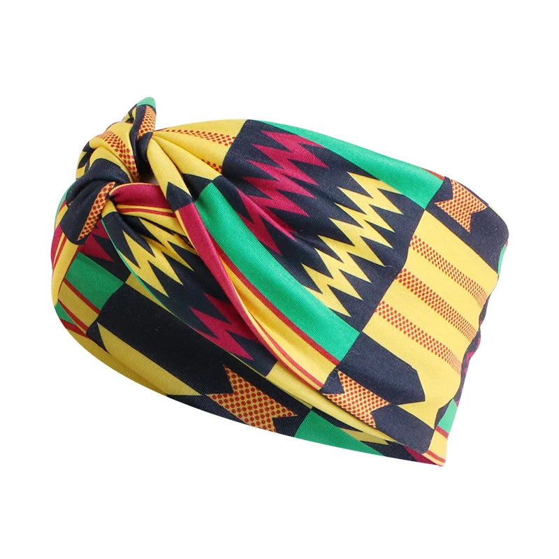 African Print Twist Headband