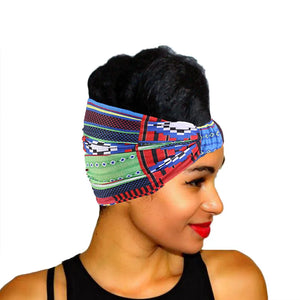 African Print Twist Headband