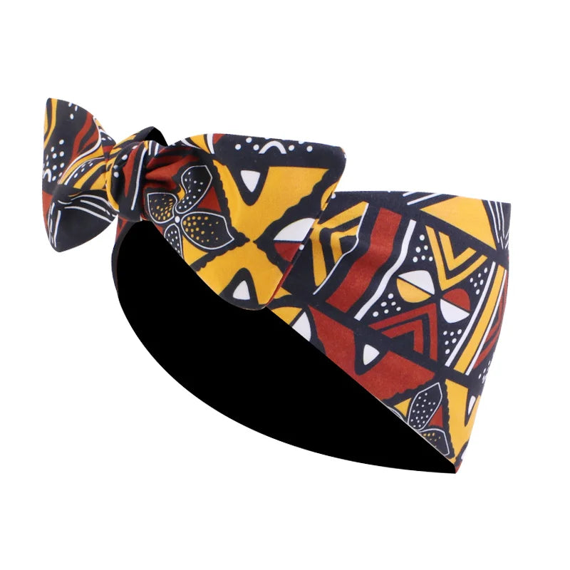 African Print Twist Headband