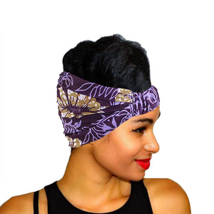 African Print Twist Headband