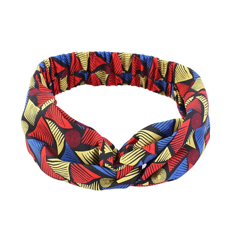 African Print Twist Headband