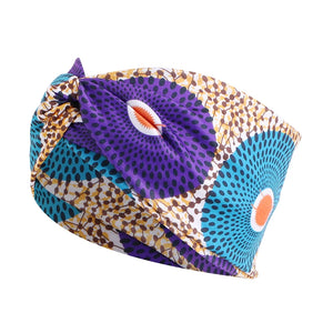 African Print Twist Headband