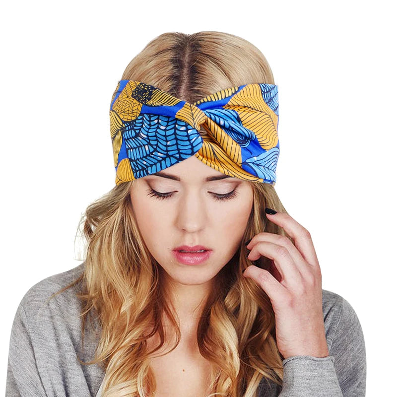 African Print Twist Headband