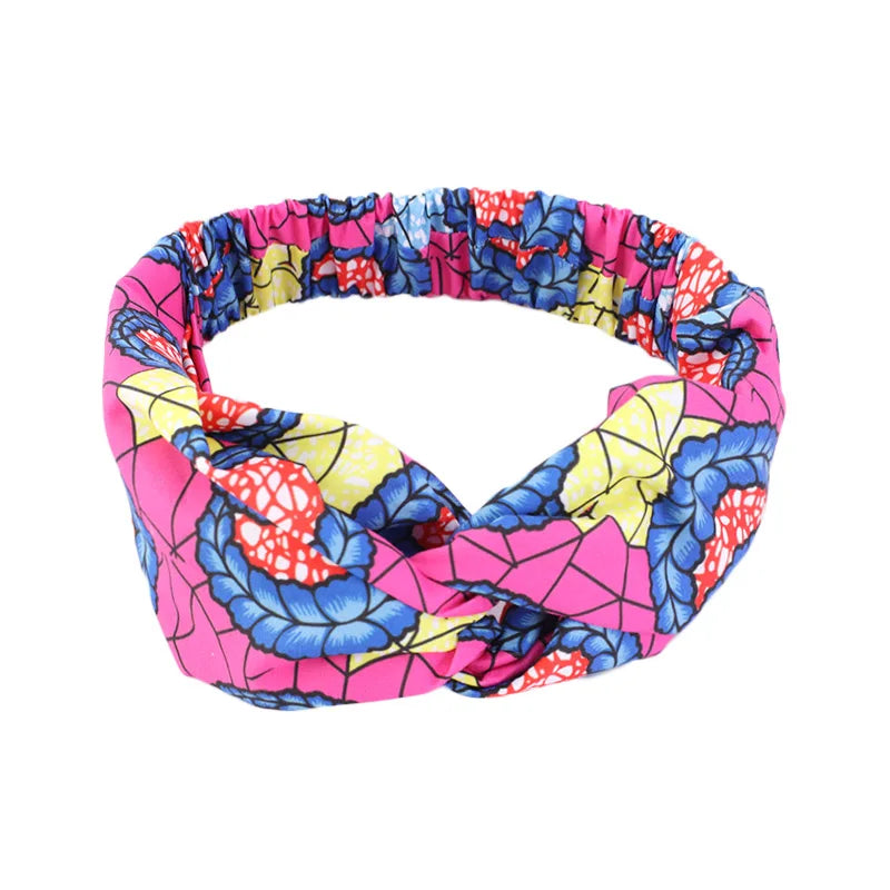 African Print Twist Headband