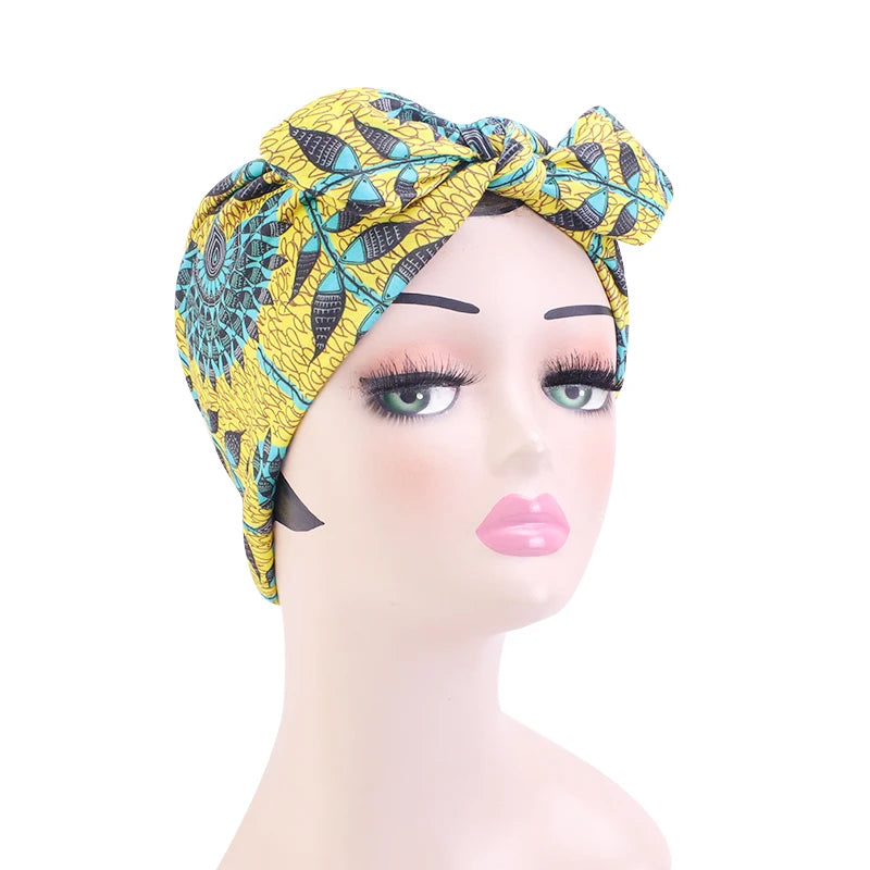 African Print Twist Headband