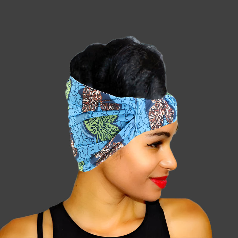 African Print Twist Headband