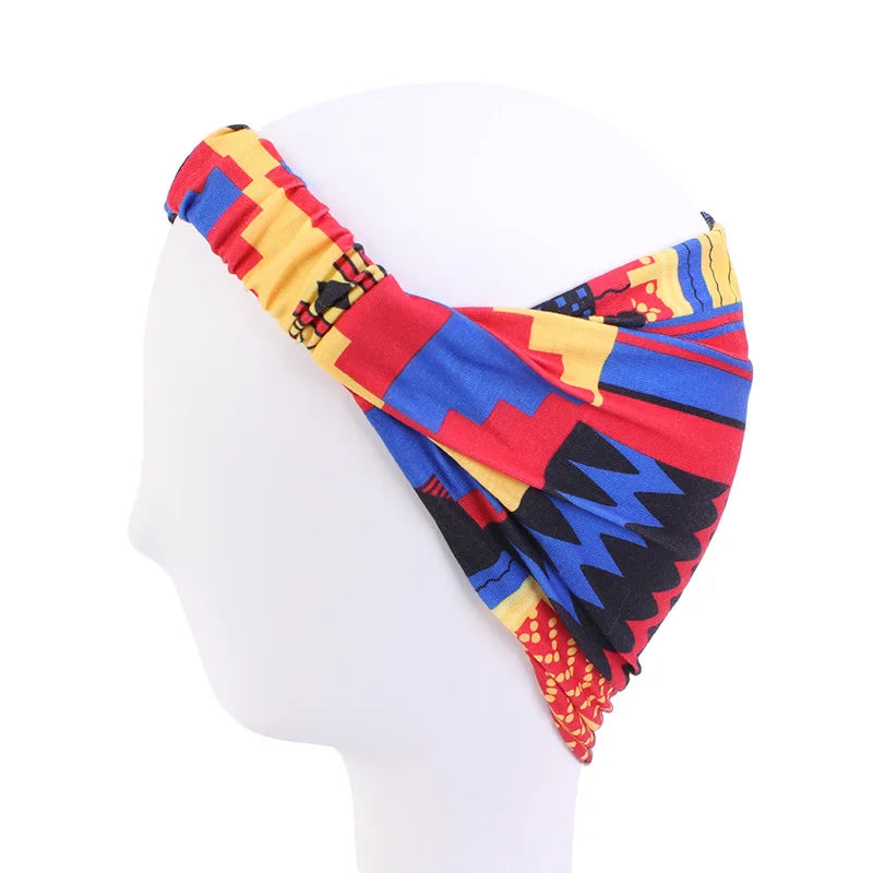 African Print Twist Headband