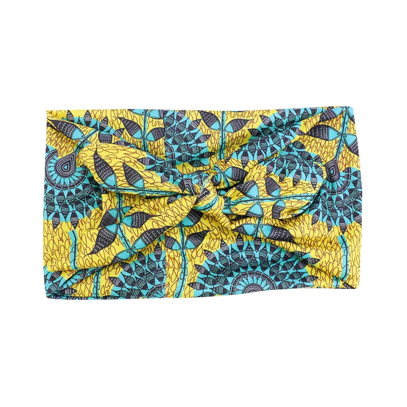 African Print Twist Headband