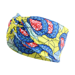 African Print Twist Headband