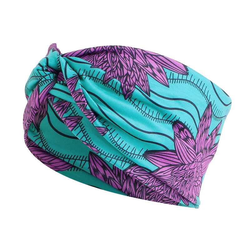 African Print Twist Headband