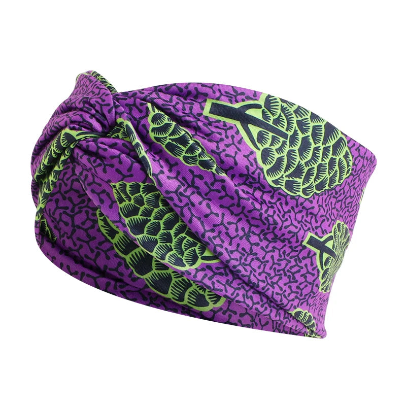 African Print Twist Headband