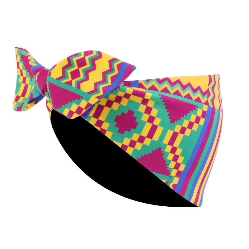 African Print Twist Headband