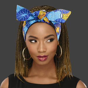 African Print Twist Headband