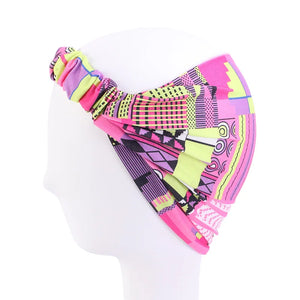 African Print Twist Headband