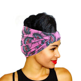 African Print Twist Headband