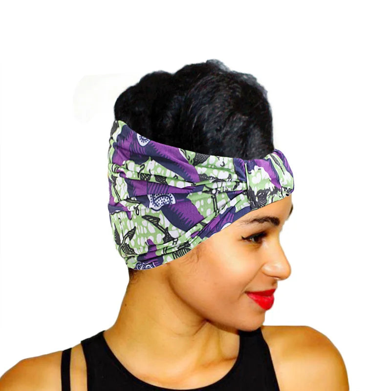 African Print Twist Headband