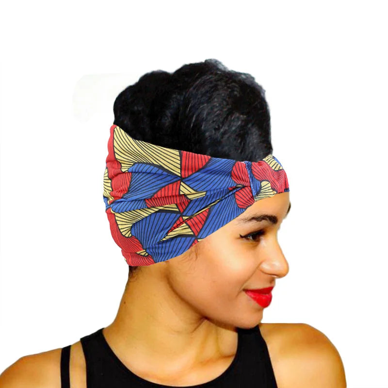 African Print Twist Headband