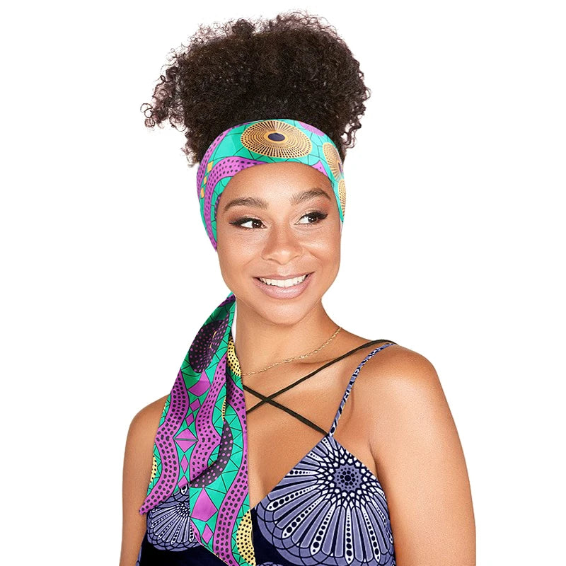 African Print Twist Headband