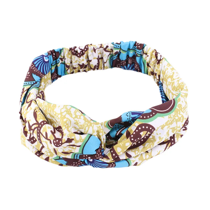 African Print Twist Headband - LuxeGlooms