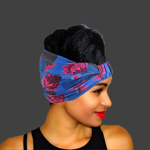 African Print Twist Headband