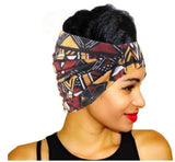 African Print Twist Headband