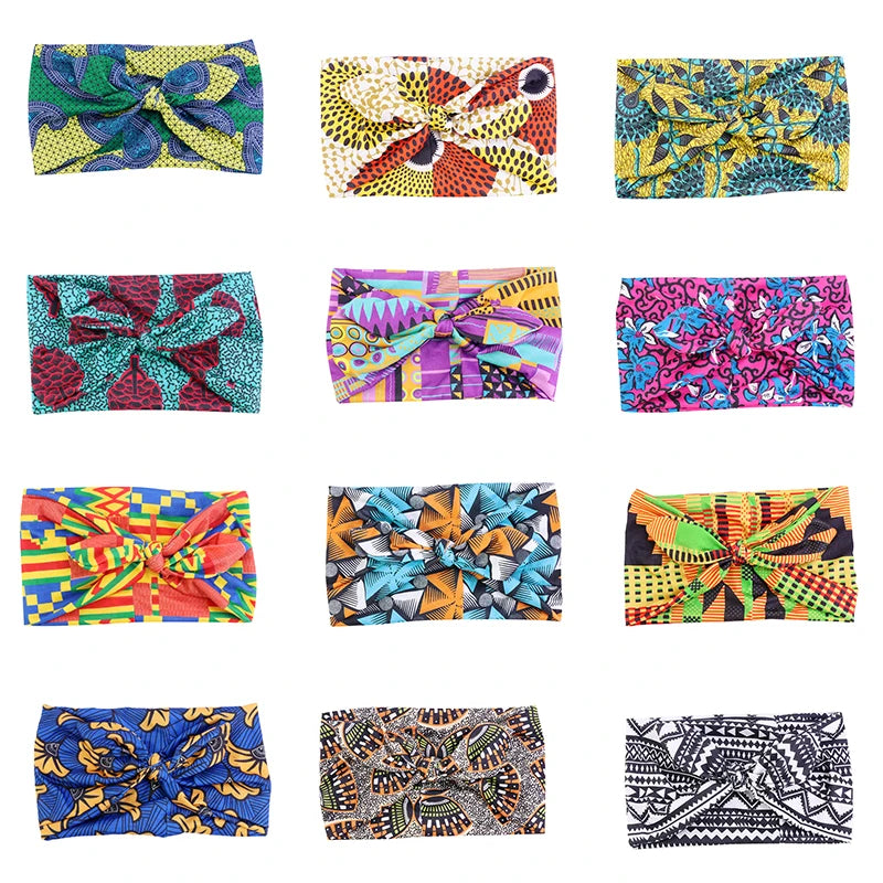 African Print Twist Headband - LuxeGlooms