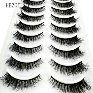 10 Pairs Soft & Fluffy 3D Mink Lashes - LuxeGlooms