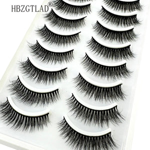 10 Pairs Soft & Fluffy 3D Mink Lashes - LuxeGlooms