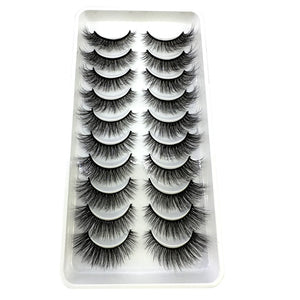 10 Pairs Soft & Fluffy 3D Mink Lashes