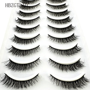 10 Pairs Soft & Fluffy 3D Mink Lashes