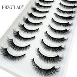 10 Pairs Soft & Fluffy 3D Mink Lashes