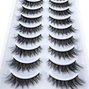 10 Pairs Soft & Fluffy 3D Mink Lashes