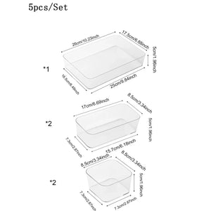 5-Piece Drawer Organizer Set - LuxeGlooms