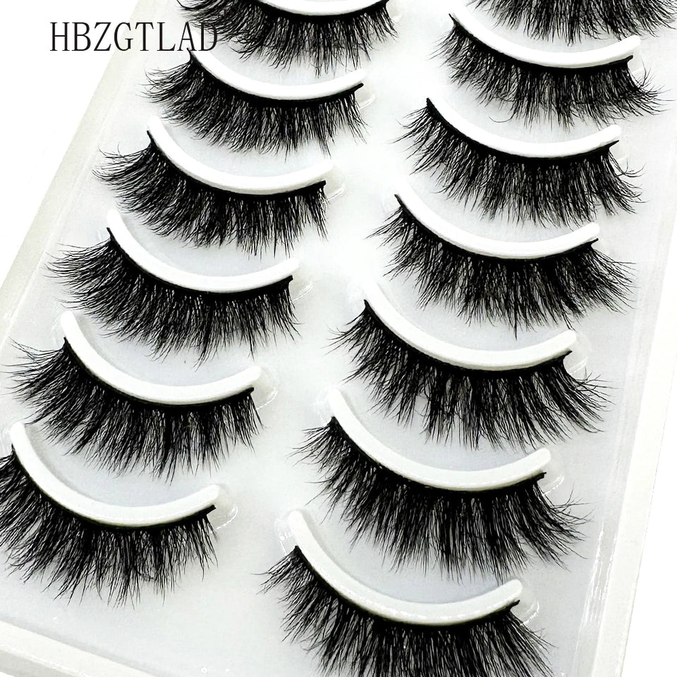 10 Pairs Soft & Fluffy 3D Mink Lashes