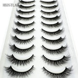 10 Pairs Soft & Fluffy 3D Mink Lashes