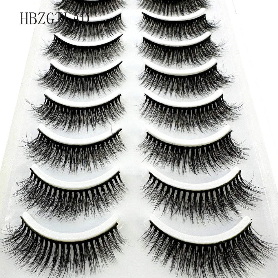 10 Pairs Soft & Fluffy 3D Mink Lashes - LuxeGlooms