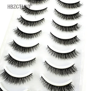 10 Pairs Soft & Fluffy 3D Mink Lashes - LuxeGlooms