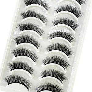 10 Pairs Soft & Fluffy 3D Mink Lashes